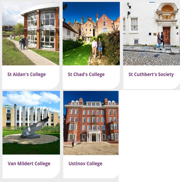 17 所自治学院（三）：St Aidan's、St Chad's、St Cuthbert's Society、Van Mildert、Ustinov